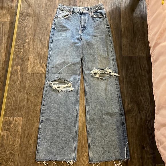 Zara Denim - Zara wide leg jeans